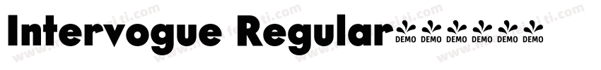 Intervogue Regular字体转换